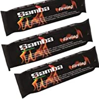 Juego de 3 troncos calorifiques – brûle Pendant dos horas – apta para los tostar- sartenes de madera- Fuegos- chimeneas…